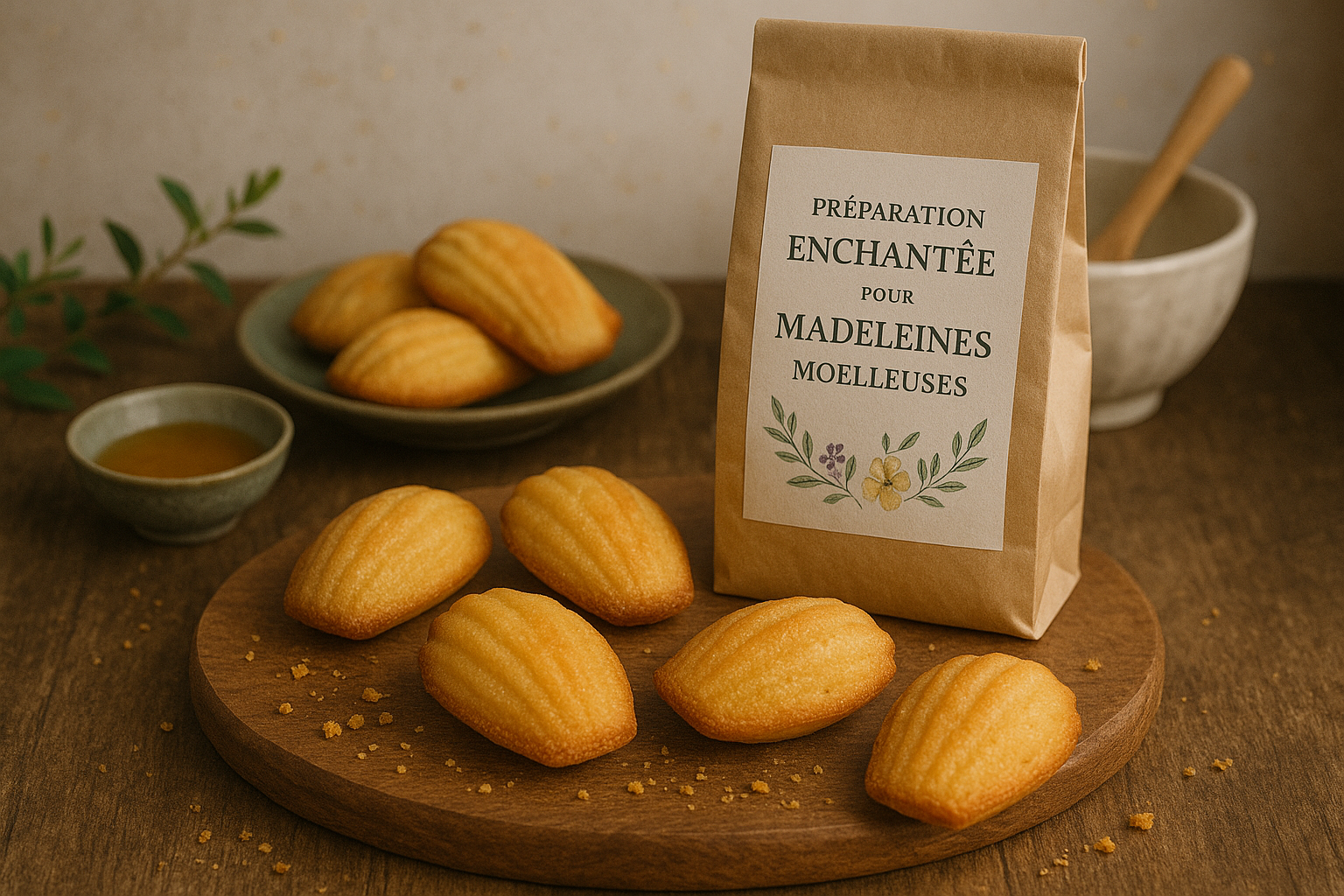 Chaudron pâtissier : Madeleines