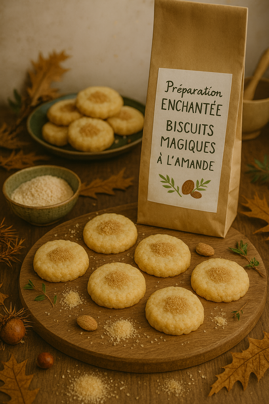 Chaudron pâtissier : Biscuits amande